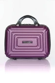 Polo&Sky Altuğ Model Mor Renk Abs Makyaj Çantası El Valizi thumbnail 1