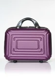 Polo&Sky Altuğ Model Mor Renk Abs Makyaj Çantası El Valizi thumbnail 2