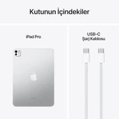 iPad Pro 7. Nesil Wi-Fi + Cellular 256 GB 11" MVW23TU/A Gümüş Tablet Outlet (Açıklamayı Okuyunuz) thumbnail 5