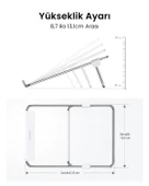 UGREEN Ayarlanabilir Katlanabilir Masaüstü Notebook Standı, 80348 thumbnail 3