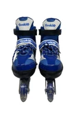 Rookie Ayarlanabilir Ayak Numaralı Işıklı Çantalı Paten 35-38 Numara Mavi thumbnail 4
