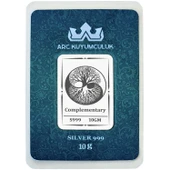 Hediyeye Özel 10 Gram Yin Yang ve Ağaç Temalı 999 Ayar Gümüş ile Üretilmiş Gümüş Külçesi-780 thumbnail 1