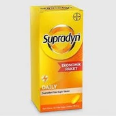 Supradyn Daily Koenzim Q10 60 Film Kaplı Tablet thumbnail 1