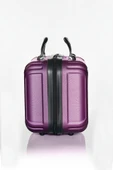 Polo&Sky Altuğ Model Mor Renk Abs Makyaj Çantası El Valizi thumbnail 3