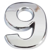 Cemax Krom Yapışkanlı 9 Rakamı 5 cm thumbnail 3