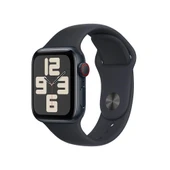 Apple Watch SE GPS + Cellular 40mm Akıllı Saat Midnight with Midnight Sport Band thumbnail 1