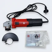 Avuç Taşlama 115 mm Elektrikli 750W Kömürlü M14 Mil Uyumlu 115 mm Disk Çaplı Spiral Makinesi thumbnail 3