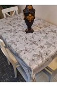 Kaydırmaz Tabanlı Pvc Muşamba - Desenli Silinebilir 120 X 150 Hazır Masa Örtüsü thumbnail 3