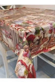 Yeni Yıl Desenli Elyaflı PVC Masa Örtüsü – Silinebilir ve Su Geçirmez Muşamba thumbnail 4