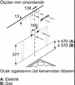 Profilo DVK8J661 80 CM Duvar Tipi Davlumbaz Siyah thumbnail 8