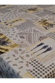 Kaydırmaz Tabanlı Pvc Muşamba - Desenli Silinebilir 120 X 150 Hazır Masa Örtüsü thumbnail 7