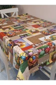 Yeni Yıl Desenli Elyaflı PVC Masa Örtüsü – Silinebilir ve Su Geçirmez Muşamba thumbnail 2