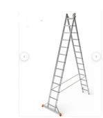 SARAYLI 2 KADEMELİ ALÜ. SÜRGÜLÜ ENDSTRİYEL MERDİVEN (2X11) thumbnail 1