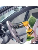 AUHMA 25000MAH Çift Bataryalı 20000PA Ultra Çekim Güçlü Çantalı Yedek Filtreli Araç Temizleme Süpürgesi thumbnail 3