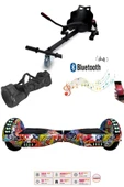 Elektrikli Kaykay Scooter Akıllı Denge Hoverboard + HoverKart + Çanta FULL LEDLİ EXTREM PAKET D11 thumbnail 1
