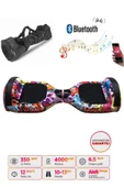 Elektrikli Kaykay Scooter Akıllı Denge Hoverboard + HoverKart + Çanta FULL LEDLİ EXTREM PAKET D16 thumbnail 3