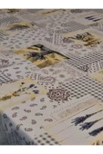 Kaydırmaz Tabanlı Pvc Muşamba - Desenli Silinebilir 120 X 150 Hazır Masa Örtüsü thumbnail 6