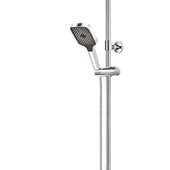 Regnum Duş Seti Tam Takım Beyaz Krom Lüks Yağmurlama Fonksiyonlu Başlıklı Sistemi Tek Fonksiyon thumbnail 4