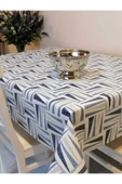 ELYAFLI PVC MUŞAMBA - DESENLİ SİLİNEBİLİR MASA ÖRTÜSÜ thumbnail 5