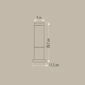 CT-7012 ROMA BAHÇE ARMATÜRÜ(32,5CM E27 AMPULSUZ) CATA thumbnail 2