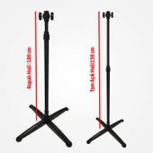 Infrared Isıtıcılar ile Uyumlu Ayarlanabilir Teleskopik Alüminyum Gövde Isıtıcı Ayağı 150 cm thumbnail 4