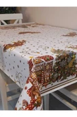 Yeni Yıl Desenli Elyaflı PVC Masa Örtüsü – Silinebilir ve Su Geçirmez Muşamba thumbnail 1