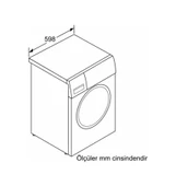 Profilo CGA254Z1TR 10 KG 1400 Devir Çamaşır Makinesi thumbnail 4