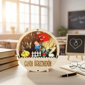 Yuvarlak Saksı Teraryum - Öğretmenler Günü Hediyesi thumbnail 3