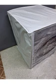Şeffaf Pvc Çamaşır Ve Kurutma Makinesi Örtüsü – Şeffaf Kapaklı, Kumaş Dokulu, Su Geçirmez thumbnail 4