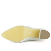 Erkan Saçmacı Patricia Ten Saten Taşlı Fileli Sivri Burun Kalın Topuklu Klasik Ayakkabı thumbnail 6