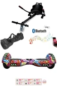 Elektrikli Kaykay Scooter Akıllı Denge Hoverboard + HoverKart + Çanta FULL LEDLİ EXTREM PAKET D16 thumbnail 1
