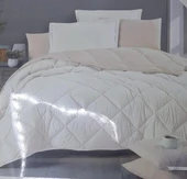 ÇİFT KİŞİLİK RANFORCE YORGAN LİYA 11 KREM BEJ thumbnail 2