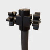 Infrared Isıtıcılar ile Uyumlu Ayarlanabilir Teleskopik Alüminyum Gövde Isıtıcı Ayağı 150 cm thumbnail 3