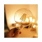 Cata CT-4286 6W E27 Duylu G95 Glop Rustik Led Ampul Amber thumbnail 3