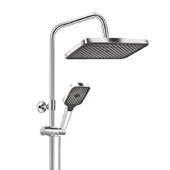 Regnum Duş Seti Tam Takım Beyaz Krom Lüks Yağmurlama Fonksiyonlu Başlıklı Sistemi Tek Fonksiyon thumbnail 2