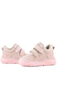 Rakerplus Schaggy Hakiki Deri Pudra Pembe Cırtlı Bebek Spor Ayakkabı thumbnail 8