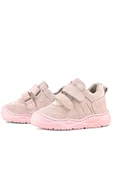 Rakerplus Schaggy Hakiki Deri Pudra Pembe Cırtlı Bebek Spor Ayakkabı thumbnail 6