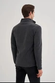 CAZ 56330 DİK YK. POLAR SWEAT HIRKA ANTRASİT thumbnail 4