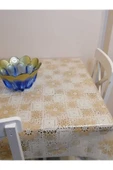 Krem Ithal Pvc Muşamba - Desenli Silinebilir Masa Örtüsü thumbnail 5