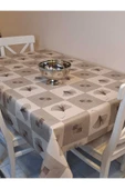 SİMLİ KETEN DOKULU PVC MASA ÖRTÜSÜ thumbnail 2