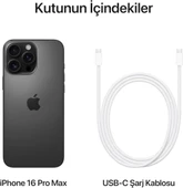 iPhone 16 Pro Max 512 GB Siyah Titanyum KUTU HASARLI (Açıklamayı Okuyunuz) thumbnail 4