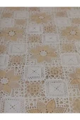 Krem Ithal Pvc Muşamba - Desenli Silinebilir Masa Örtüsü thumbnail 6