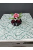 YEŞİL BEYAZ DUCK KUMAŞ ÇAMAŞIR VE KURUTMA MAKİNESİ ÖRTÜSÜ 120X60CM thumbnail 3