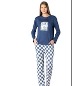 Pijahome Kadın Kışlık Termal Uzun Kollu Pijama Takımı thumbnail 4