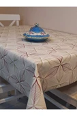 SİMLİ KETEN DOKULU PVC MASA ÖRTÜSÜ thumbnail 4