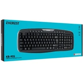 Everest KB-955 Siyah Usb Multimedia Kablolu Q Standart Klavye thumbnail 6