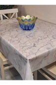 Şeffaf 0.018 Mm Pvc Muşamba - Desenli Silinebilir Şeffaf Masa Örtüsü thumbnail 1