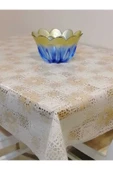Krem Ithal Pvc Muşamba - Desenli Silinebilir Masa Örtüsü thumbnail 4