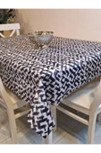 KUMAŞ DOKULU TABANI SİLİKONLU YIKANABİLİR SİLİNEBİLİR ÜTÜLENEBİLİR KAYMAZ DEKORATİF MASA ÖRTÜSÜ thumbnail 1