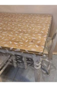 Şeffaf 0.018 Mm Pvc Muşamba - Desenli Silinebilir Şeffaf Masa Örtüsü thumbnail 2